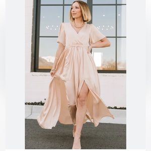 Baltic Born Sicily Satin Maxi Dress